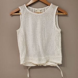H&M Lace Tank Top - White